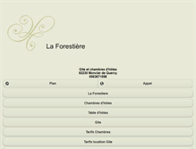 Tablet Screenshot of laforestiere.eu